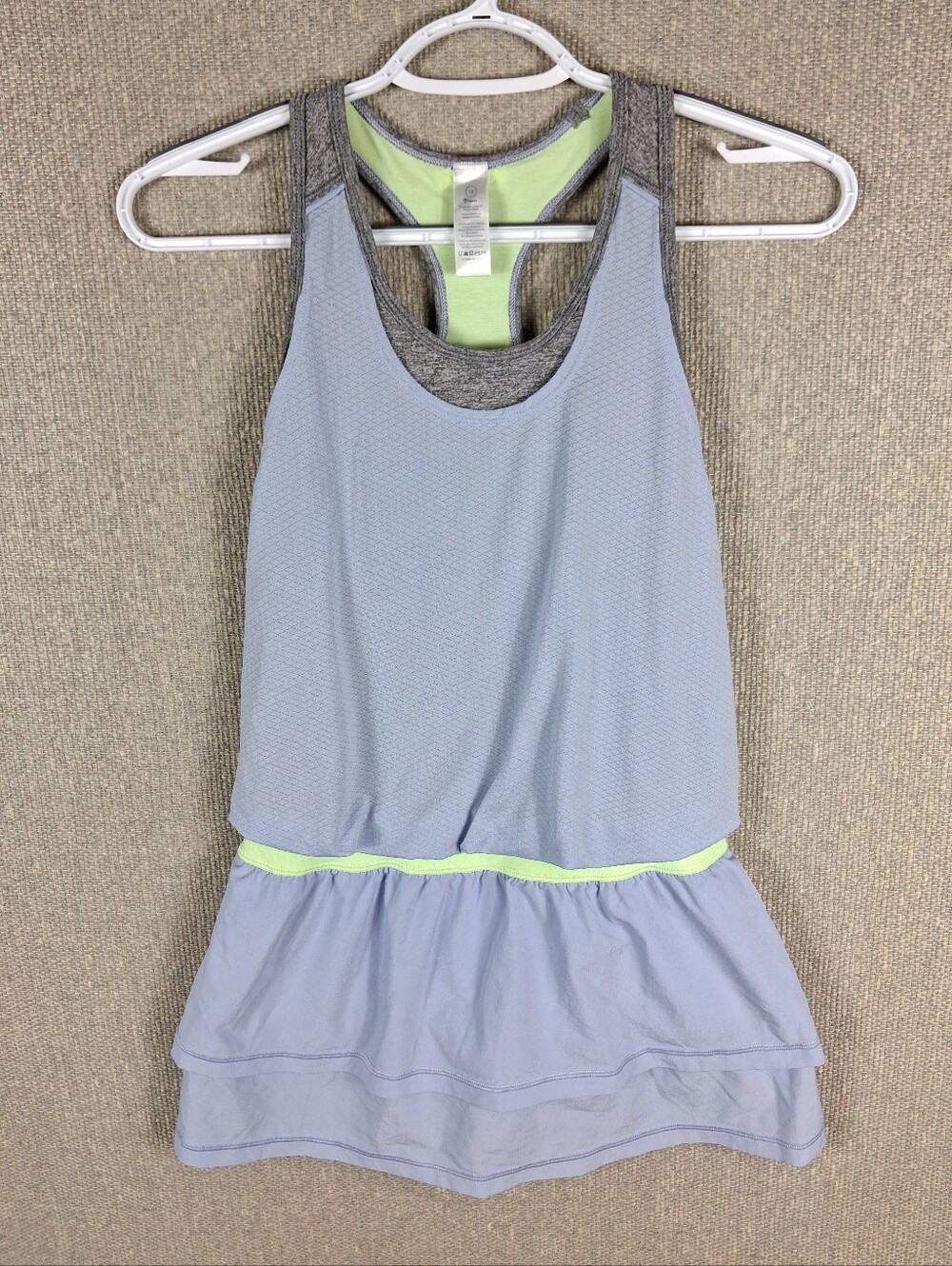 Ivivva by Lululemon Cool On The Court Athletic Dress Size 14 Blue Gray Green